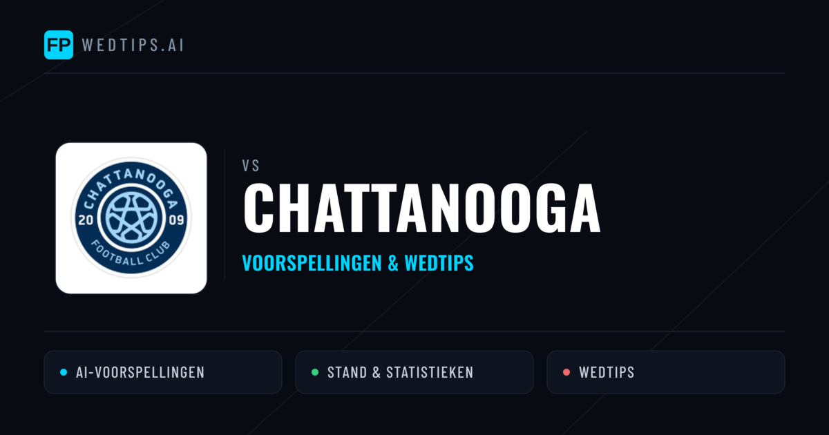 Chattanooga voorspellingen & statistieken