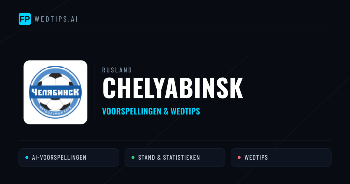 Chelyabinsk voorspellingen & statistieken