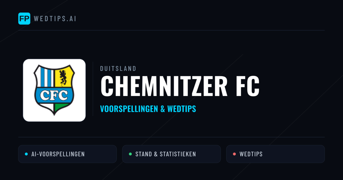 Chemnitzer FC voorspellingen & statistieken