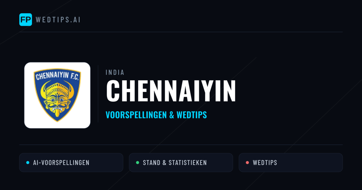 Chennaiyin voorspellingen & statistieken