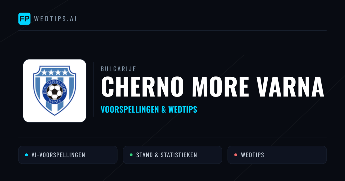 Cherno More Varna voorspellingen & statistieken