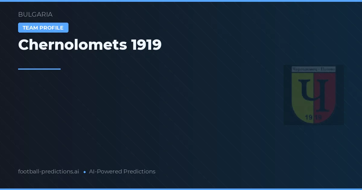 Chernolomets 1919 voorspellingen & statistieken