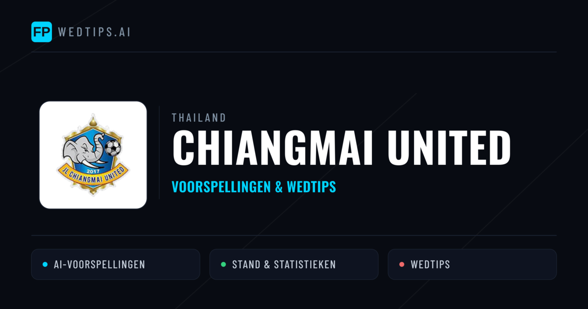 Chiangmai United voorspellingen & statistieken