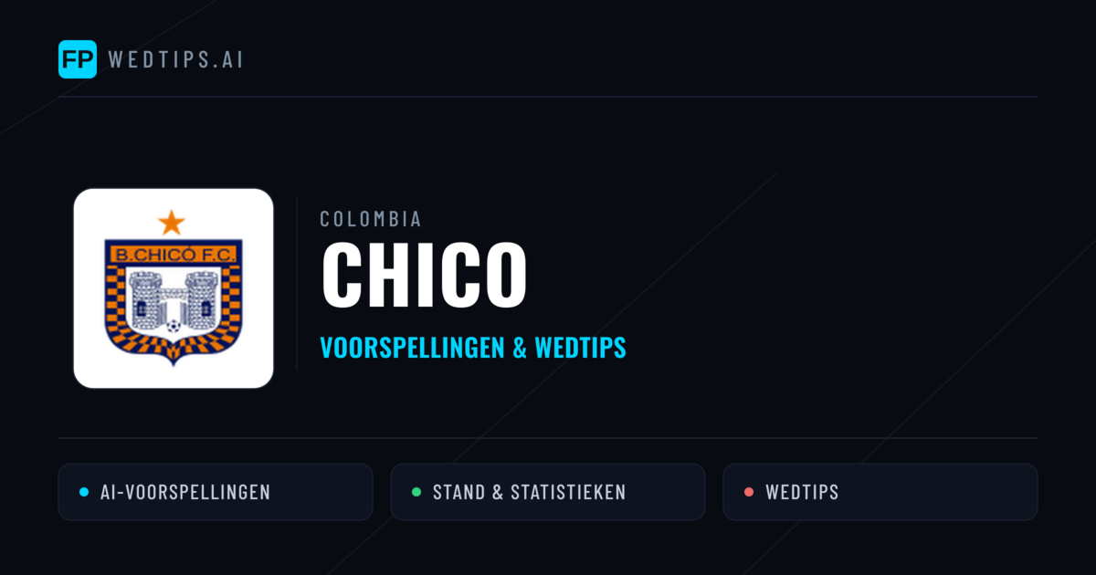 Chico voorspellingen & statistieken