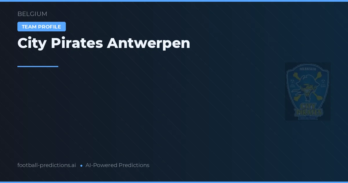 City Pirates Antwerpen voorspellingen & statistieken