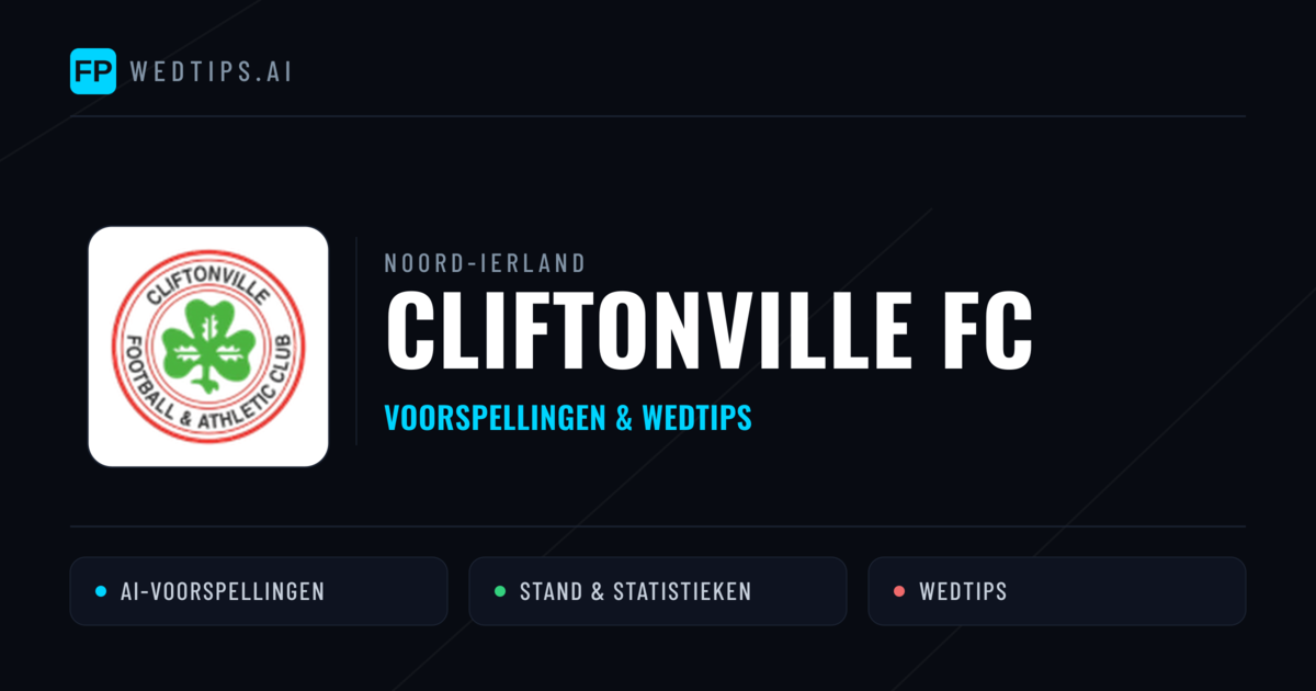 Cliftonville FC voorspellingen & statistieken