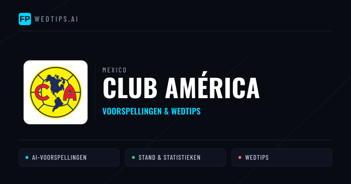 Club América voorspellingen & statistieken