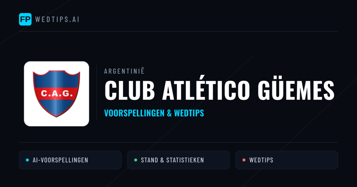 Club Atlético Güemes voorspellingen & statistieken