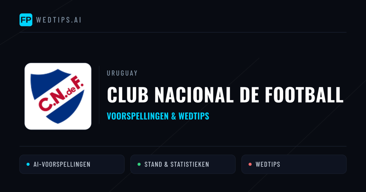 Club Nacional de Football voorspellingen & statistieken