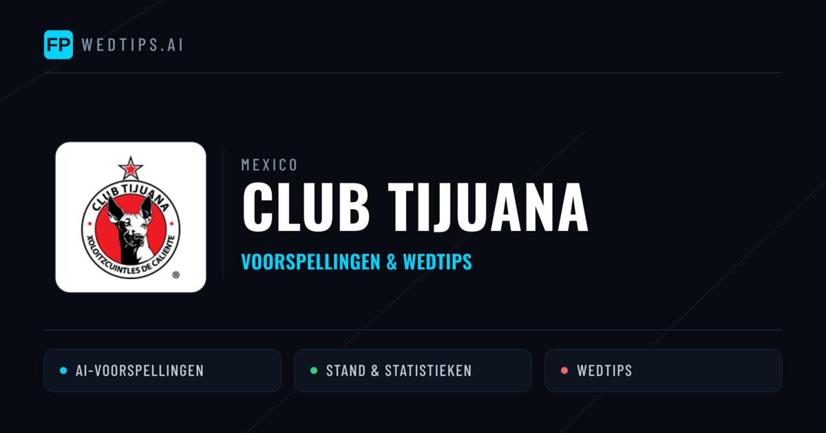 Club Tijuana voorspellingen & statistieken