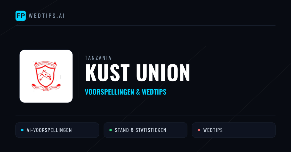 Kust Union voorspellingen & statistieken