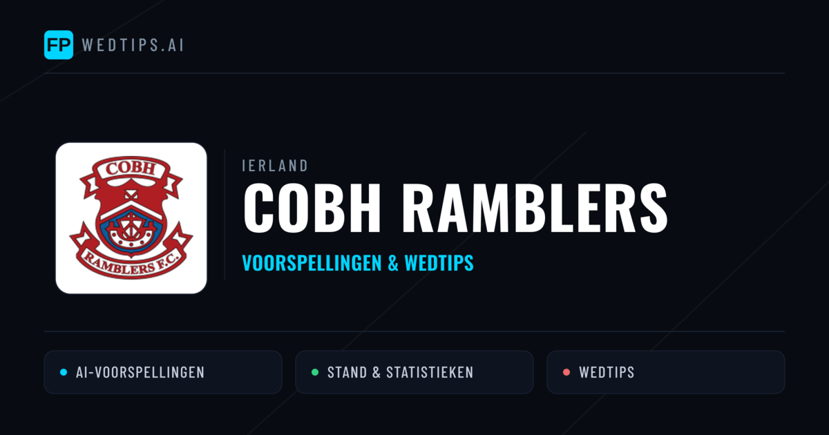 Cobh Ramblers voorspellingen & statistieken