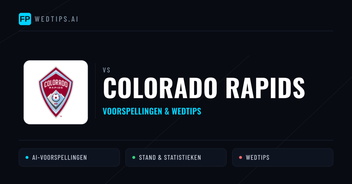 Colorado Rapids voorspellingen & statistieken