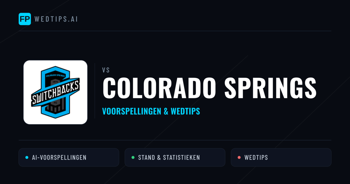 Colorado Springs voorspellingen & statistieken