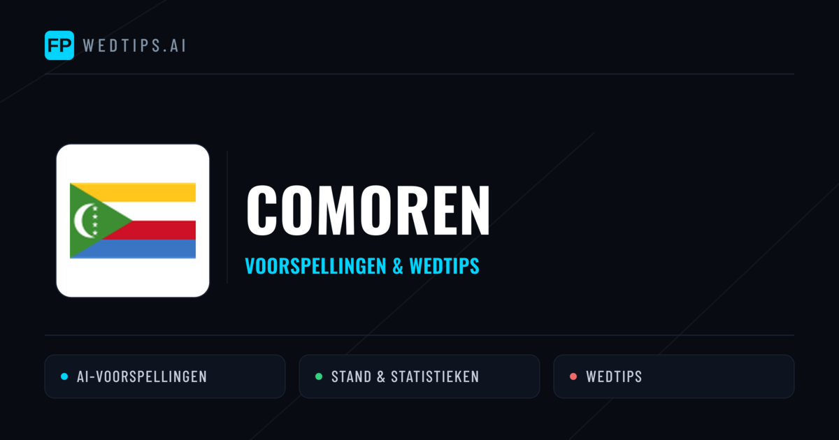 Comoren voorspellingen & statistieken