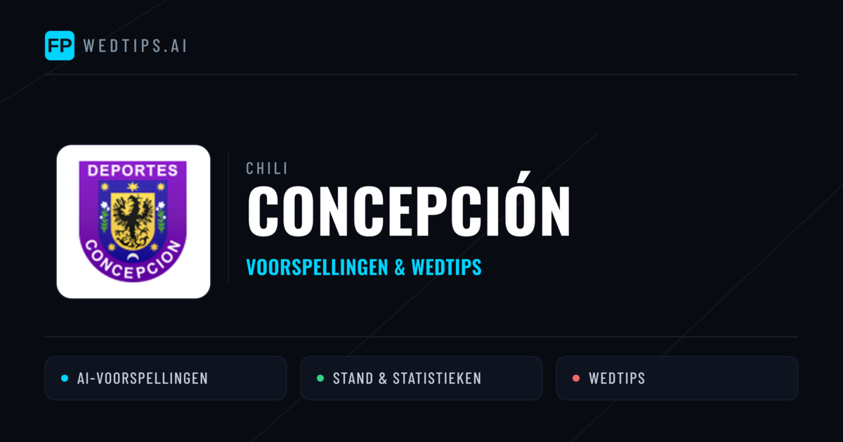 Concepción voorspellingen & statistieken