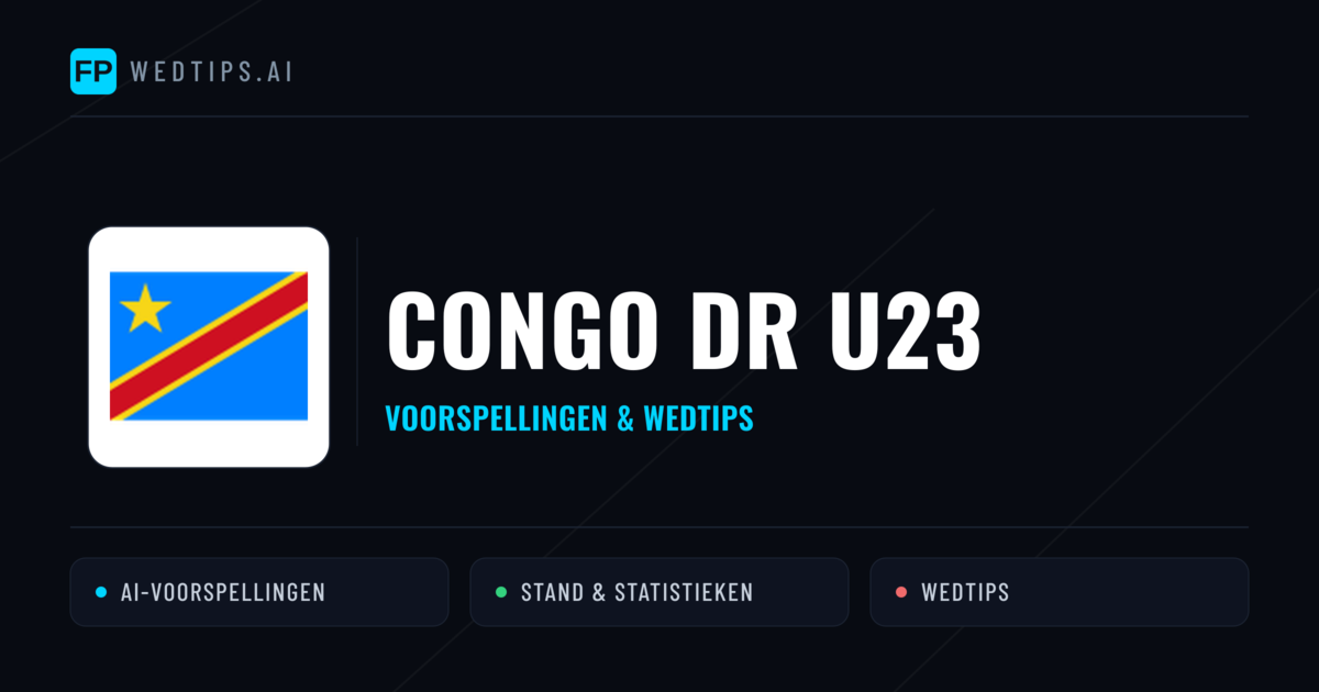 Congo DR U23 voorspellingen & statistieken