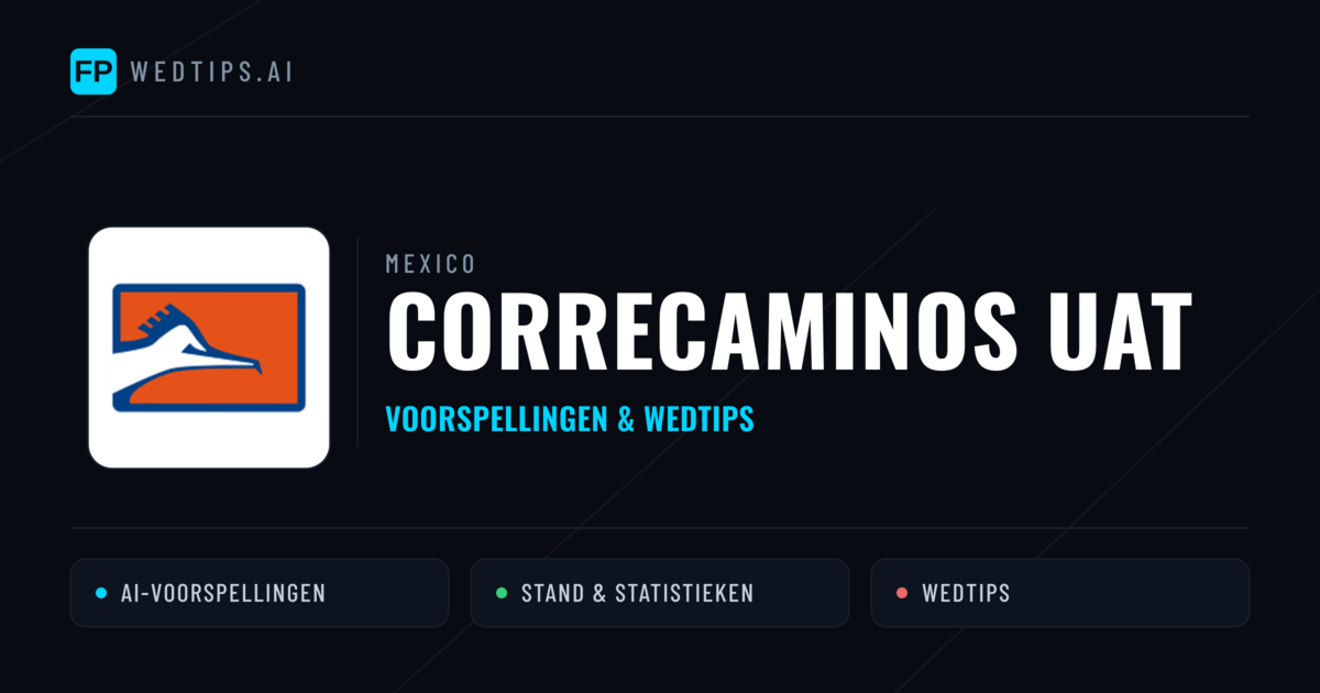 Correcaminos UAT voorspellingen & statistieken
