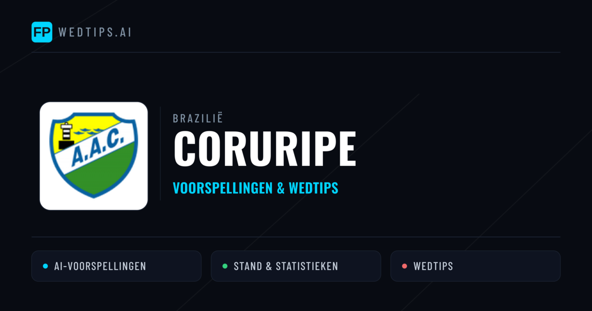 Coruripe voorspellingen & statistieken