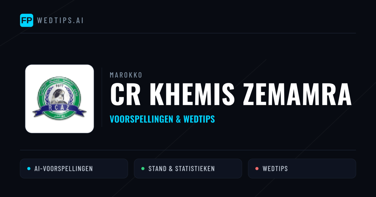 CR Khemis Zemamra voorspellingen & statistieken