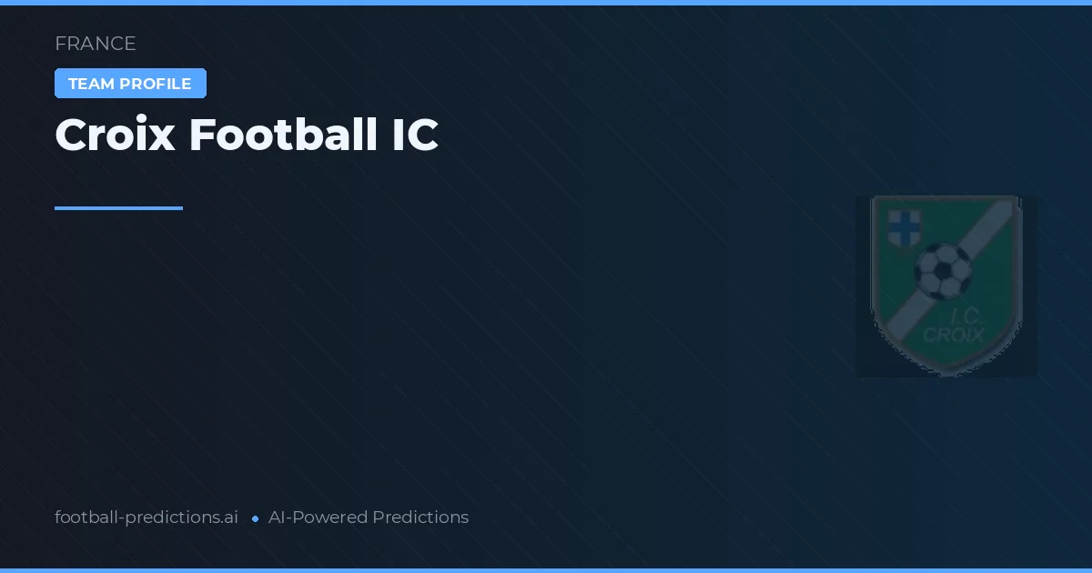 Croix Football IC voorspellingen & statistieken