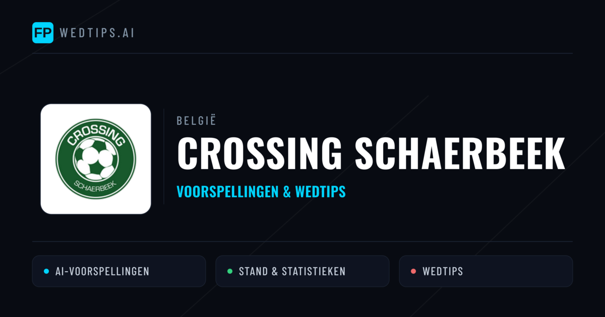 Crossing Schaerbeek voorspellingen & statistieken