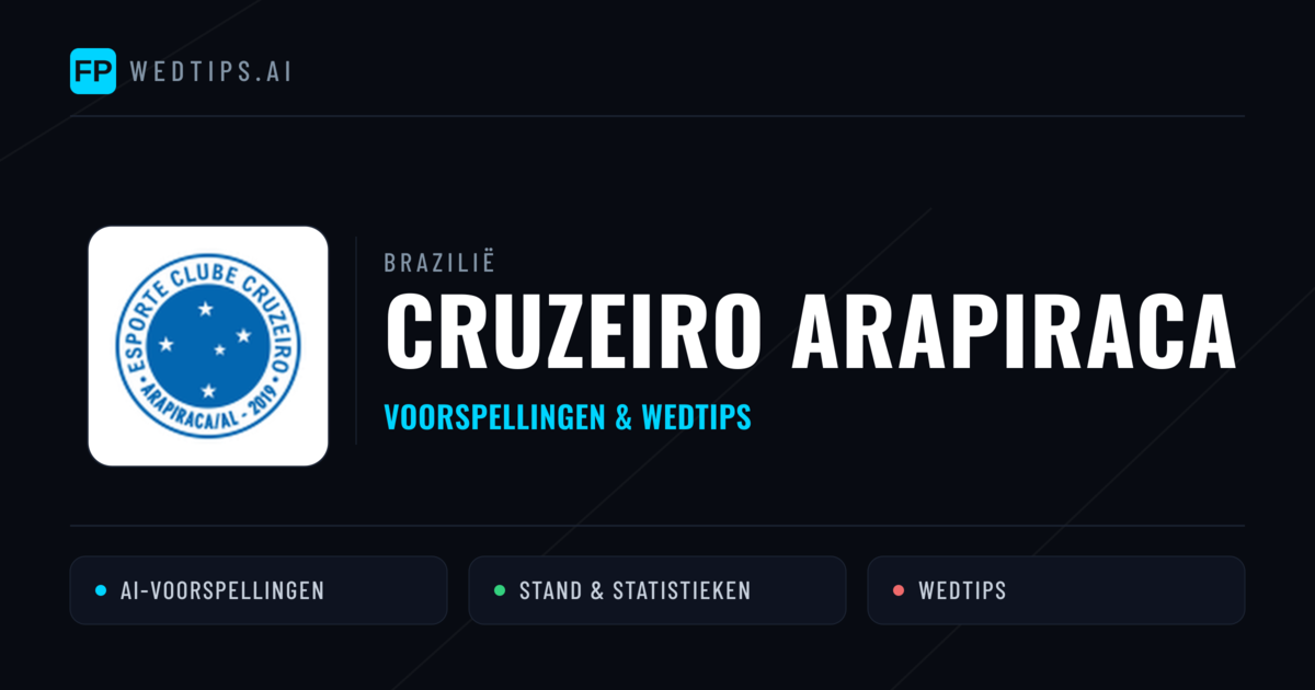 Cruzeiro Arapiraca voorspellingen & statistieken