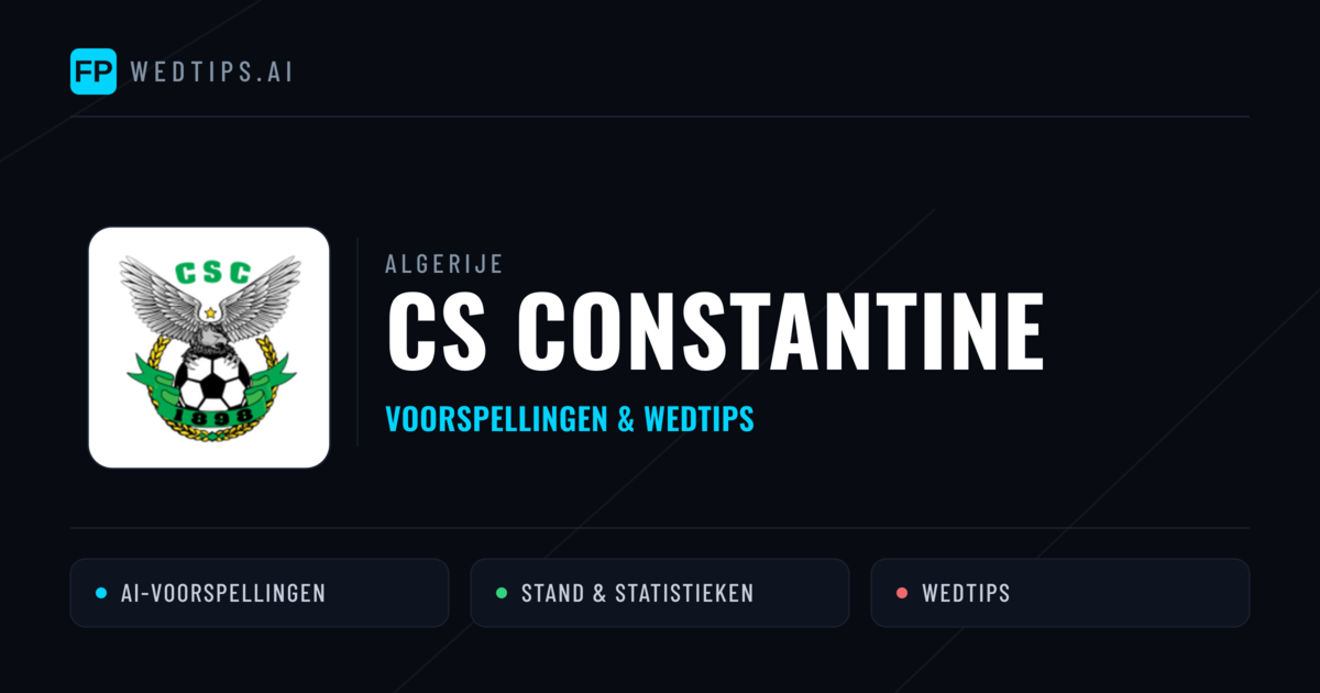 CS Constantine voorspellingen & statistieken