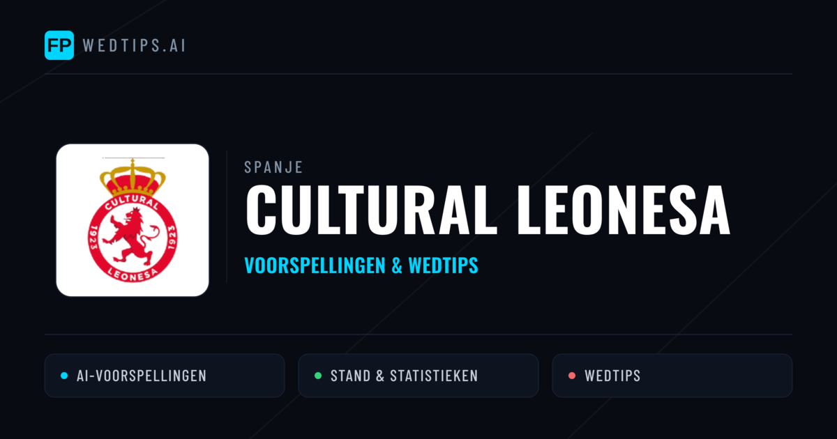 Cultural Leonesa voorspellingen & statistieken