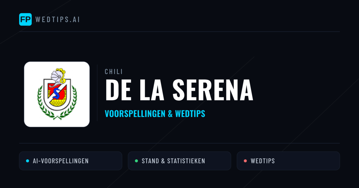 De La Serena voorspellingen & statistieken