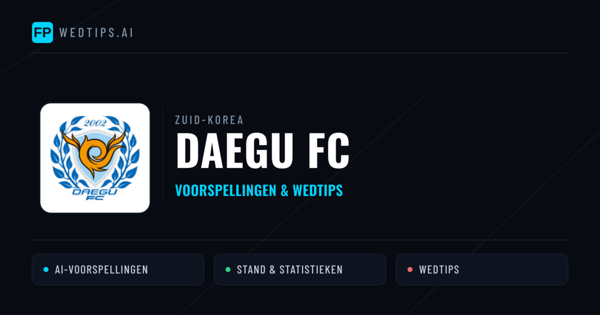 Daegu FC voorspellingen & statistieken