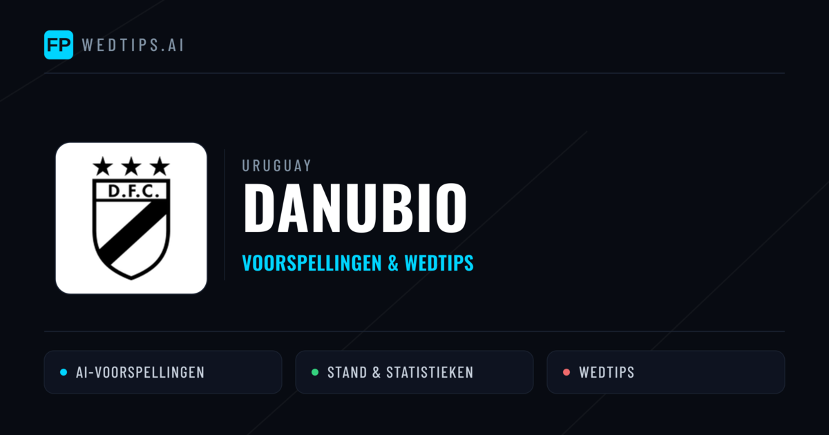 Danubio voorspellingen & statistieken