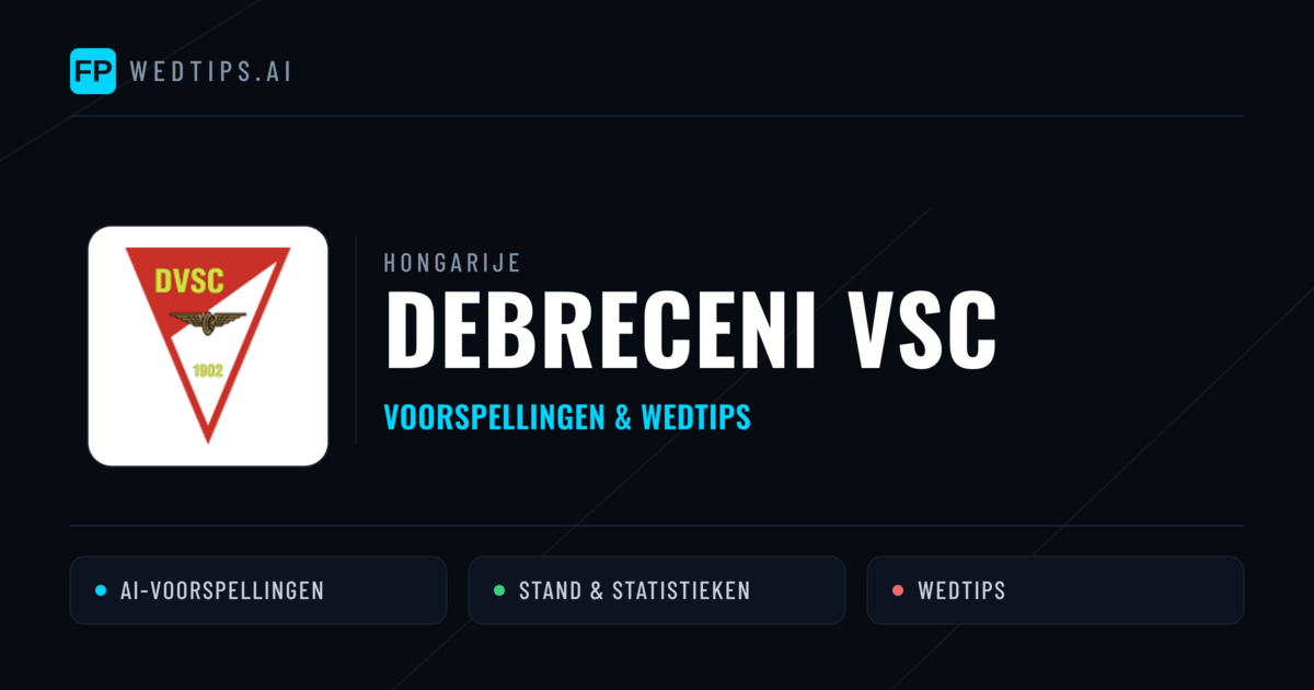 Debreceni VSC voorspellingen & statistieken