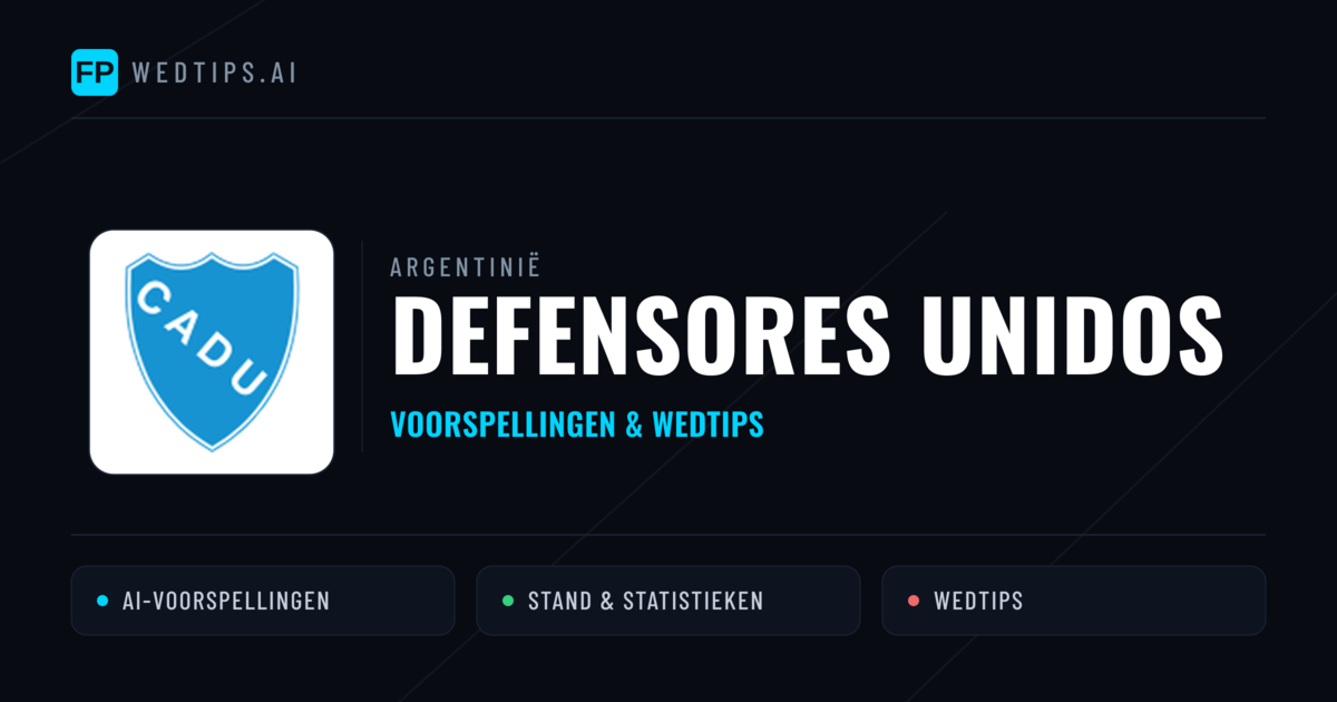 Defensores Unidos voorspellingen & statistieken