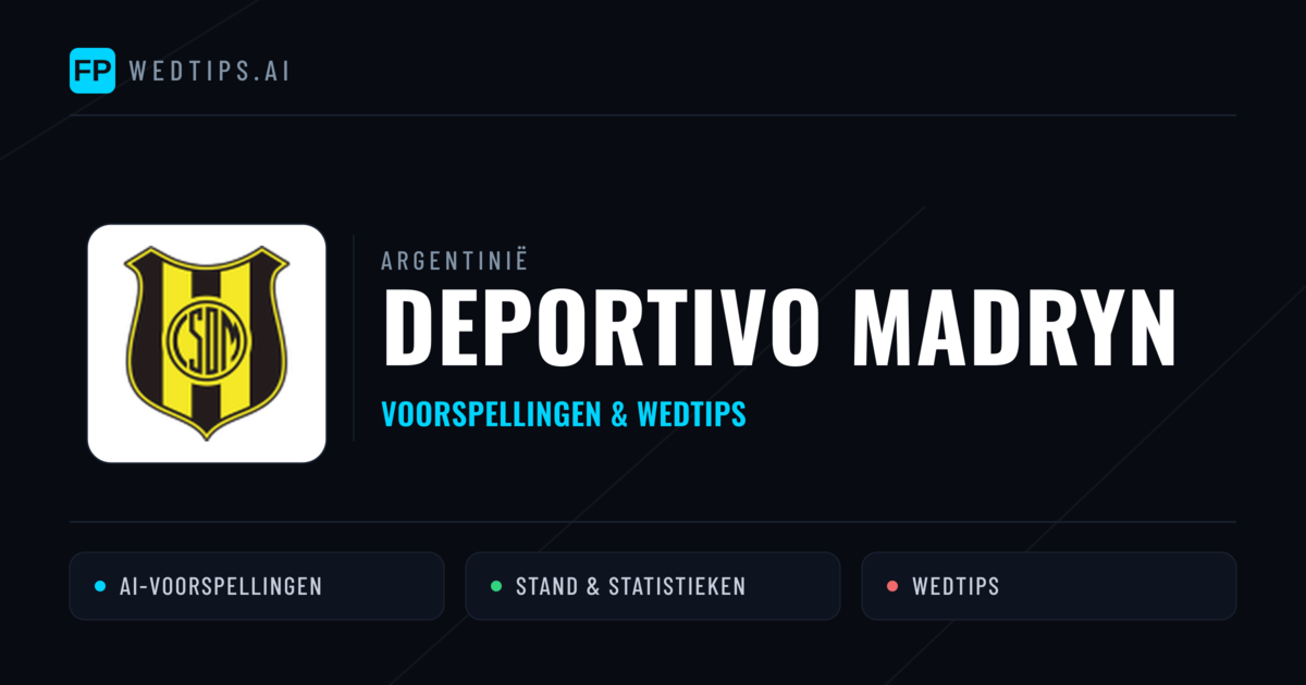 Deportivo Madryn voorspellingen & statistieken