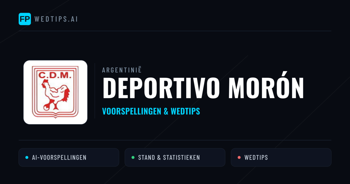 Deportivo Morón voorspellingen & statistieken