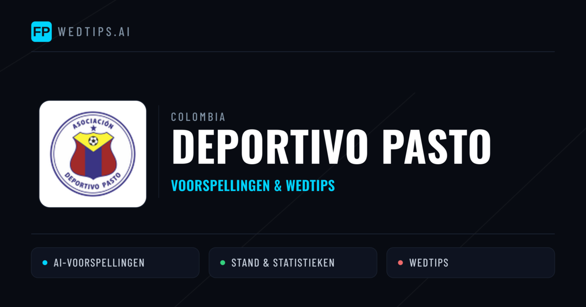 Deportivo Pasto voorspellingen & statistieken