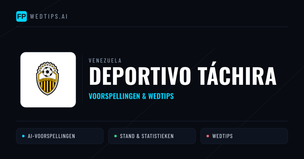 Deportivo Táchira voorspellingen & statistieken