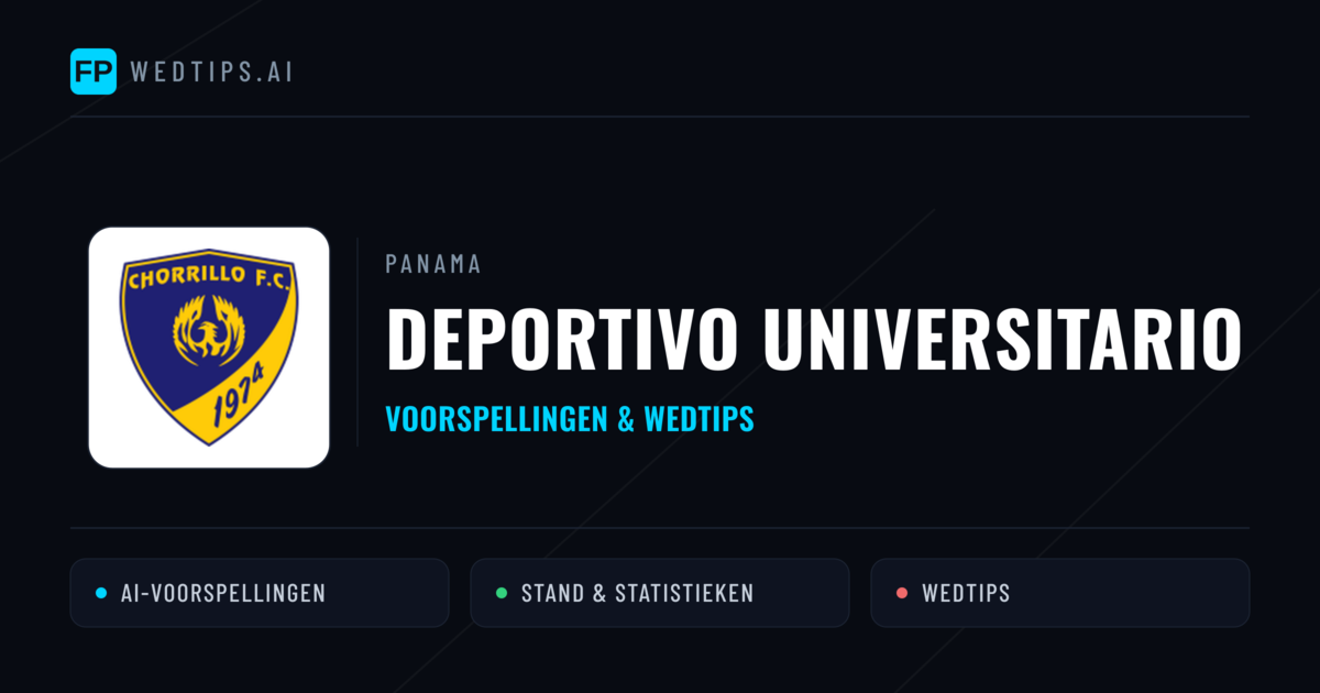 Deportivo Universitario voorspellingen & statistieken