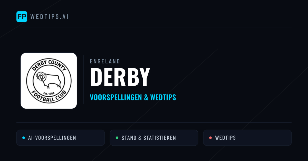 Derby voorspellingen & statistieken