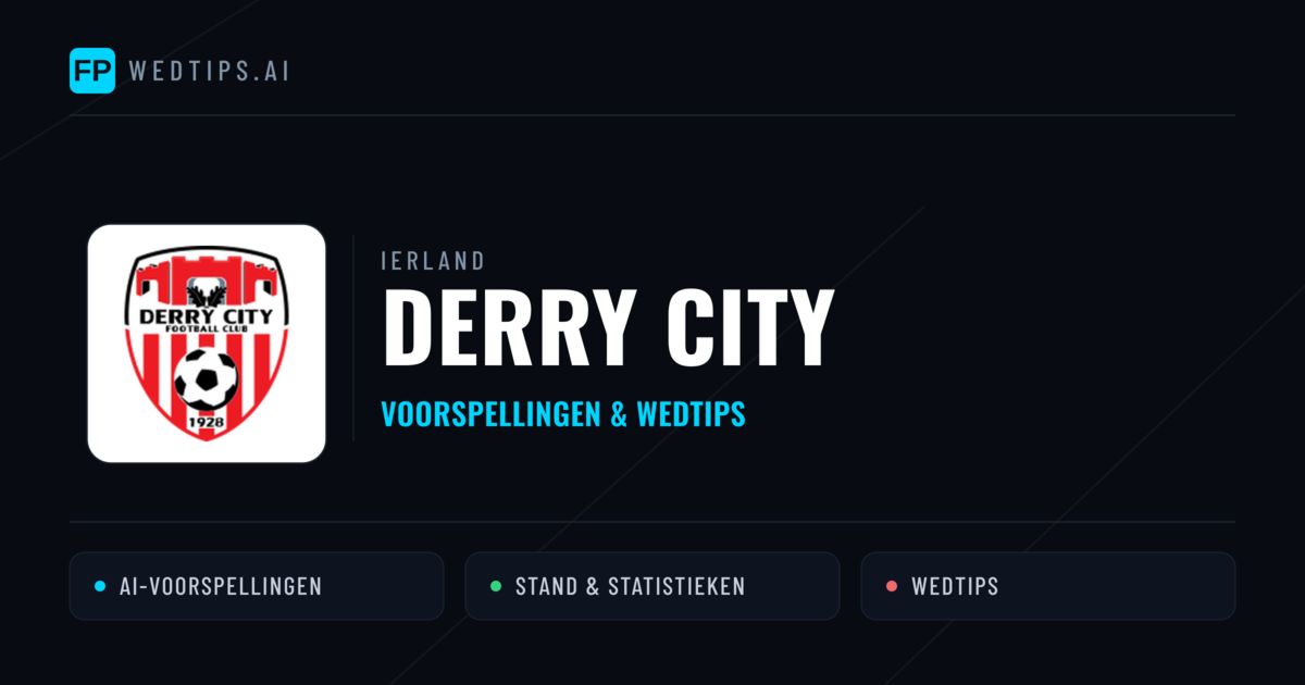 Derry City voorspellingen & statistieken