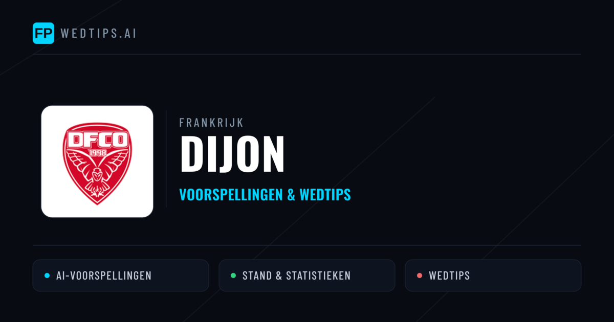Dijon voorspellingen & statistieken