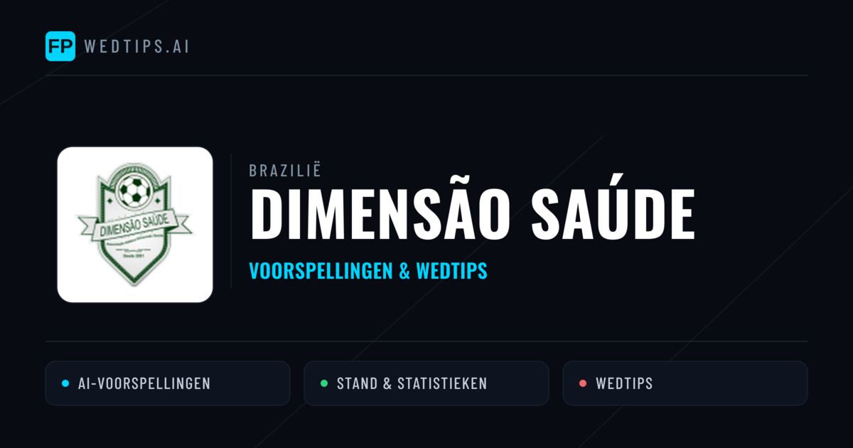 Dimensão Saúde voorspellingen & statistieken