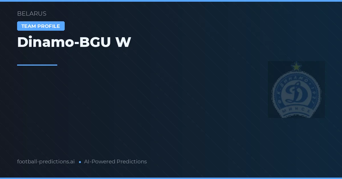 Dinamo-BGU V voorspellingen & statistieken