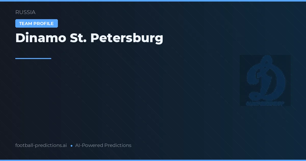 Dinamo St. Petersburg voorspellingen & statistieken