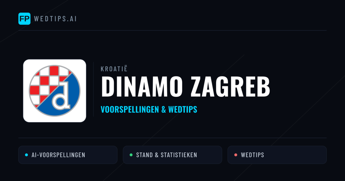 Dinamo Zagreb voorspellingen & statistieken
