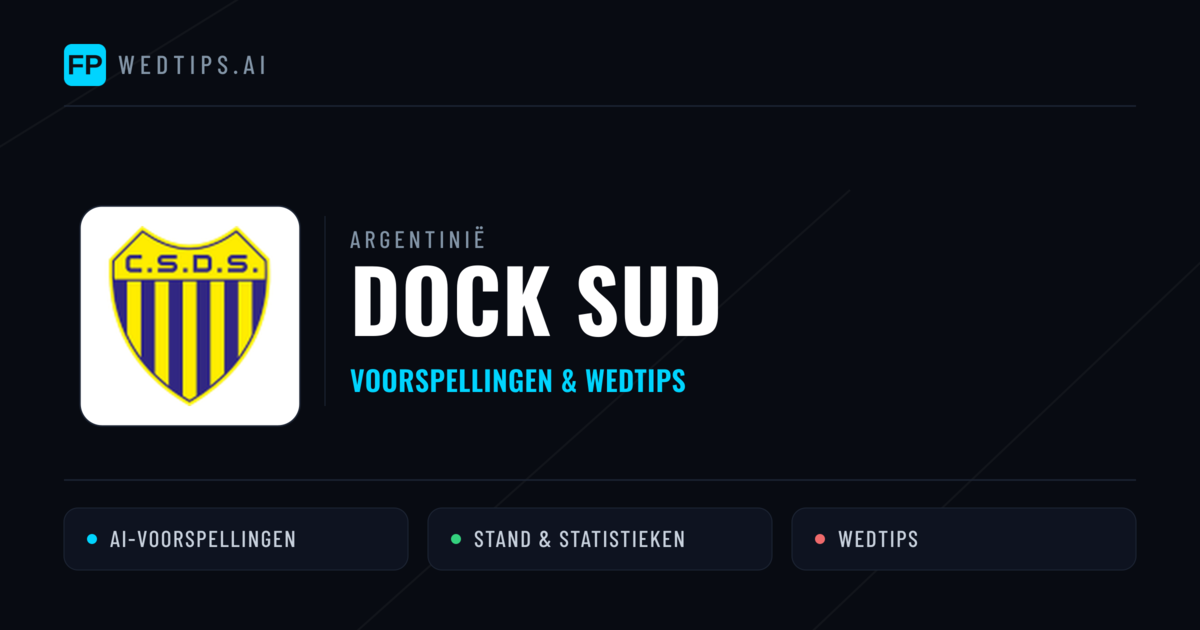 Dock Sud voorspellingen & statistieken