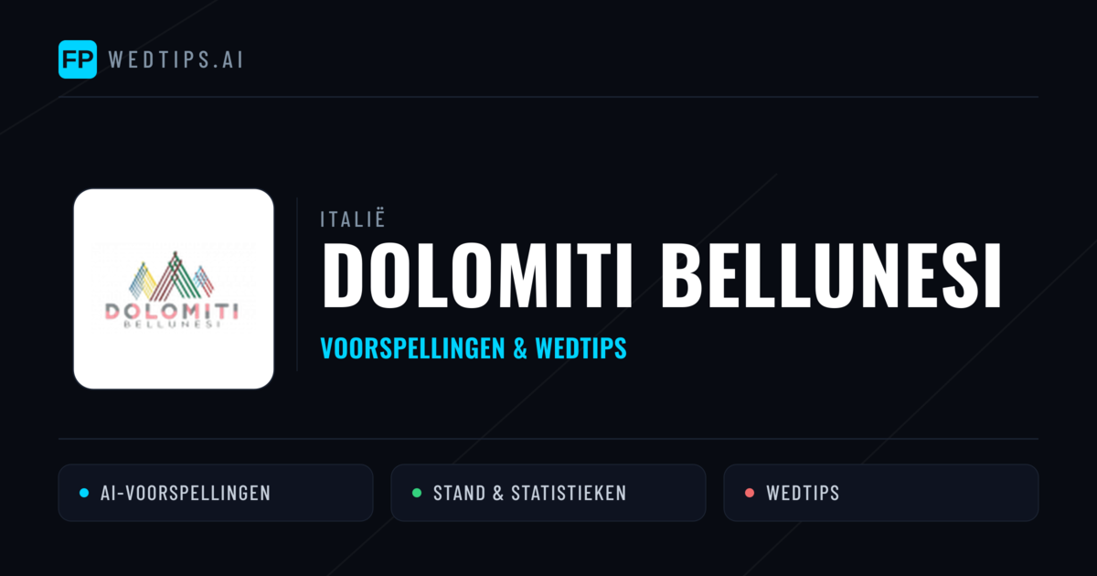 Dolomiti Bellunesi voorspellingen & statistieken