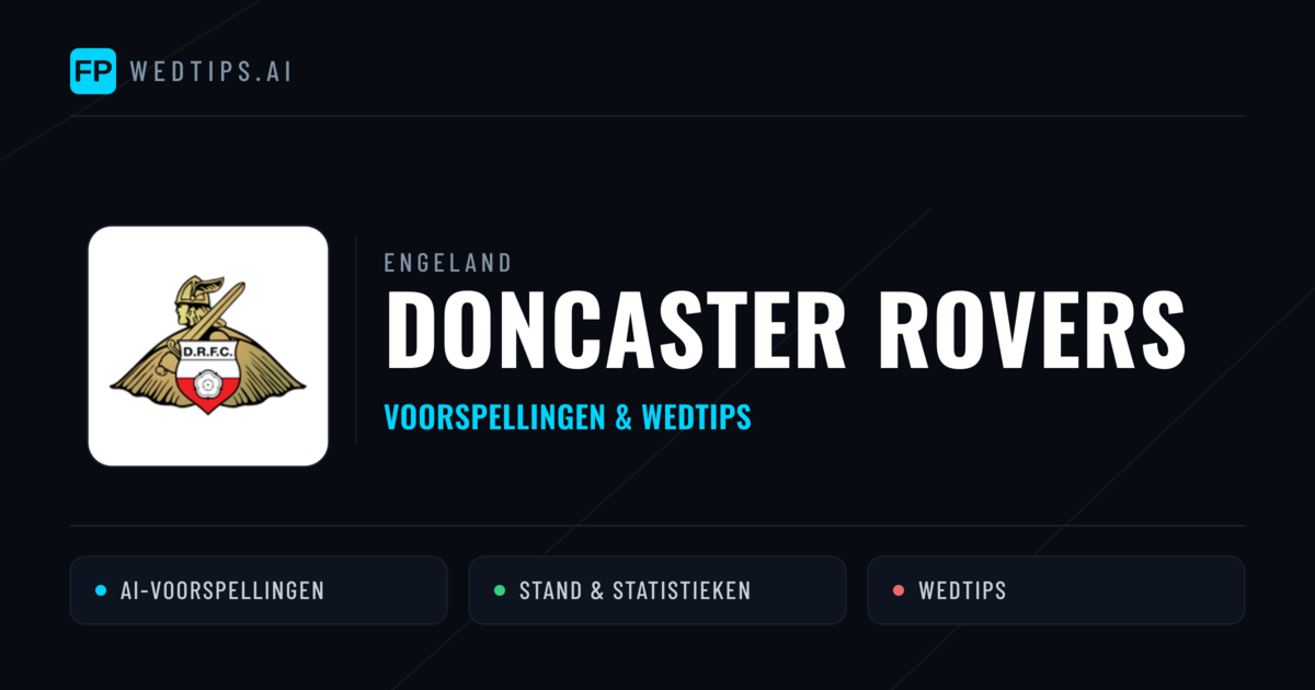 Doncaster Rovers voorspellingen & statistieken