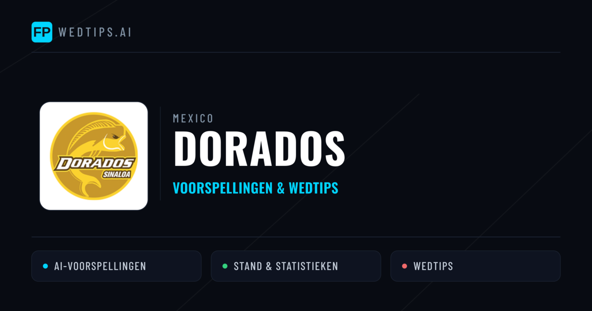 Dorados voorspellingen & statistieken